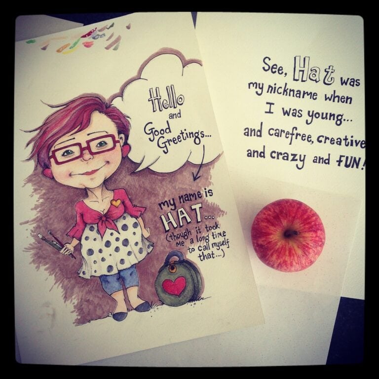 All the illustrations in my books are drawn from my head.